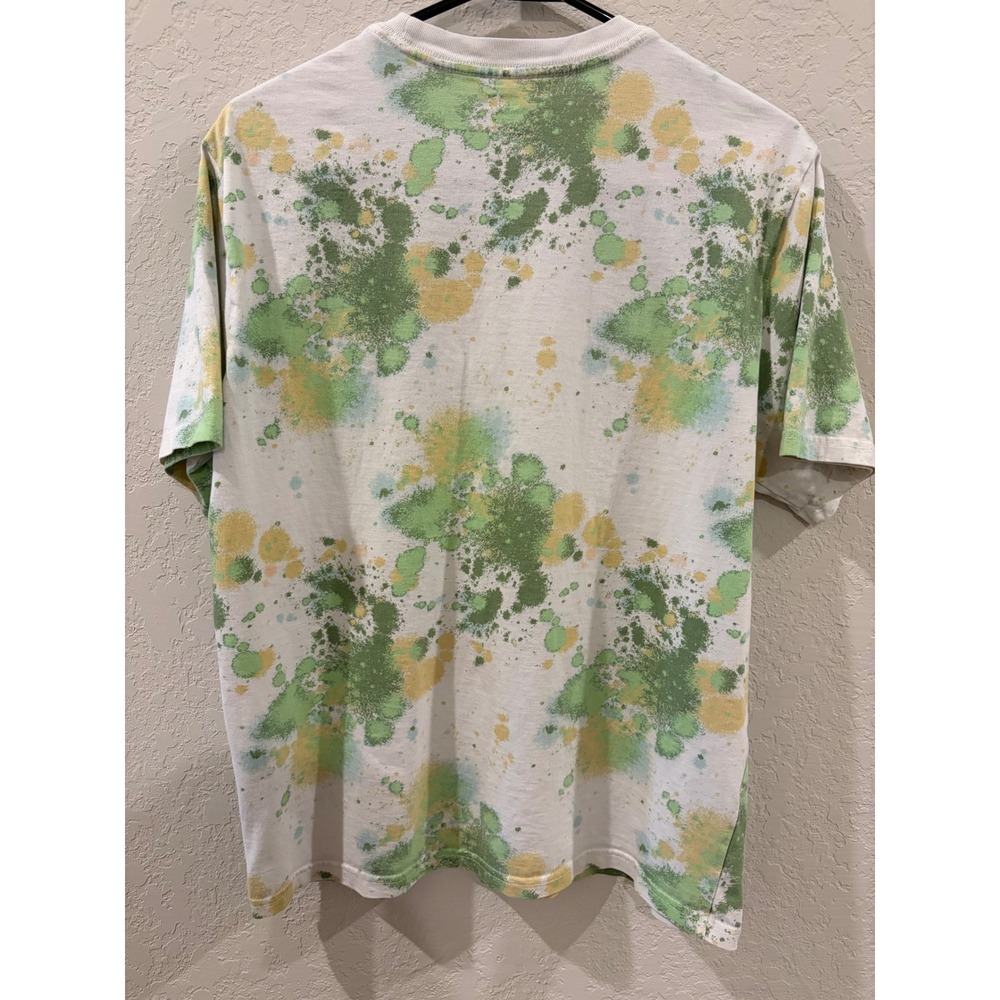 Levis Mens Relaxed Fit Paint Splatter Graphic T-Shirt White Green Small - Picture 4 of 6